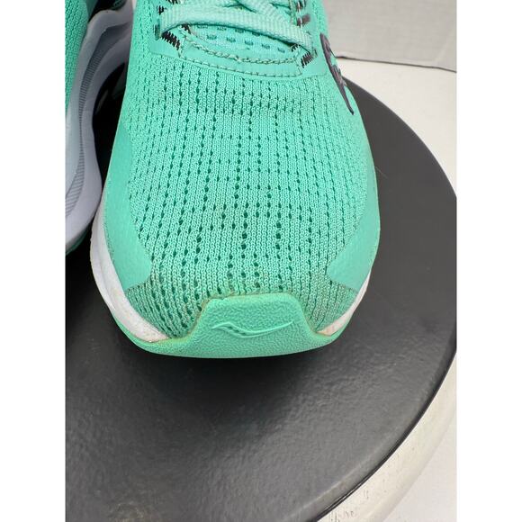 Saucony Axon 2 Cool Mint Acid Green Power Womens Sz 6.5 Running Shoes S10732-26 - Picture 4 of 12